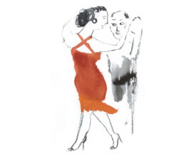 tangopaar . 2024 . 16x12 . lijst 25x20