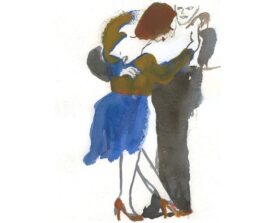 tangopaar . 2024 . 16x12 . lijst 25x20
