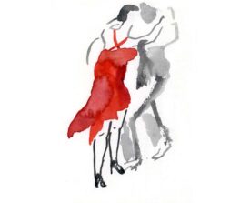 tangopaar . 2013 . 15x11 . lijst 20x15