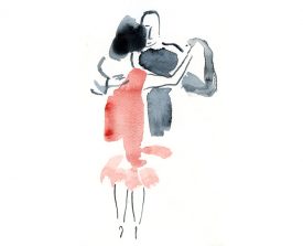tangopaar . 2014 . 30x20 . lijst 40x30