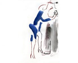 tangopaar . 2014 . 30x20 . lijst 40x30