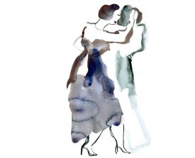 tangopaar . 2013 . 32x24 . lijst 50x40