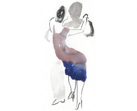 tangopaar . 2014 . 35x27 . lijst 50x40