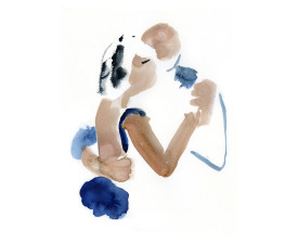 ● Tangopaar . 2014 . 35x27 . lijst 50x40