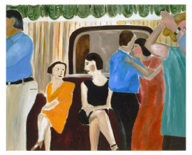 Buenos Aires tangosalon . 2000 . olie op linnen . 90x110