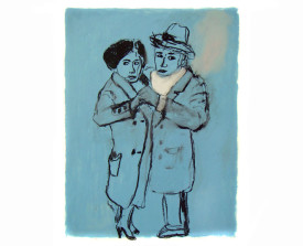 ● Tangopaar . 2009 . 65x50 . lijst 80x60