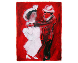 ● Tangopaar . 2009 . 65x50 . lijst 80x60