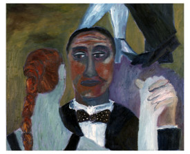 Buenos Aires tangopaar . 1992 . olie op linnen . 50x60