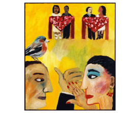 ●  jardín de ilusión (deel van vierluik) . 2002 . olie op linnen . 60x50