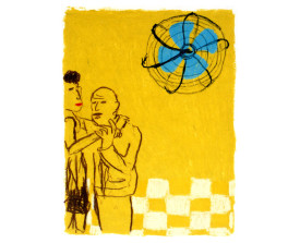 ● Buenos Aires tangopaar . 1997 . 32x24 . lijst 40x30