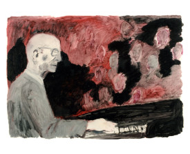 ● Osvaldo Pugliese . 1993 . 50x70 . lijst 60x80