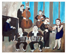 ● Sexteto Canyengue (25 jaar) . 2013 . acryl op linnen . 50x60