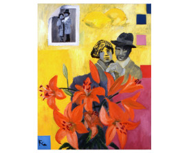 ● Buenos Aires tangopaar . 1996 . olie op linnen . 90x70
