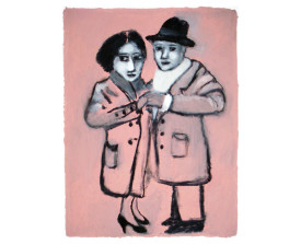 ● Tangopaar . 2011 . 65x50 . lijst 80x60