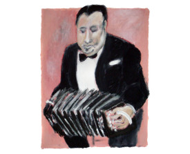 Aníbal Troilo . 2011 . 65x50 . lijst 80x60