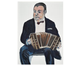 Aníbal Troilo . 2023 . olie op linnen . 80x60